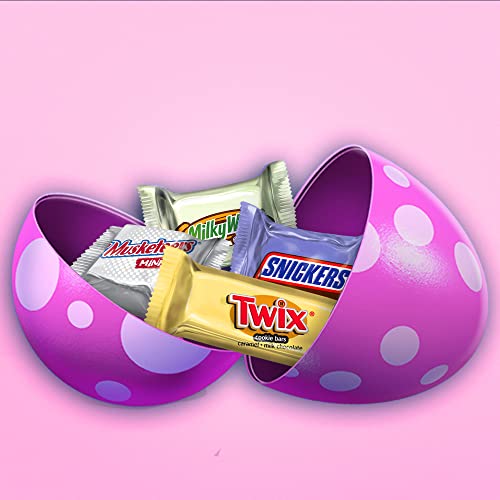 M&M'S PEANUT, SNICKERS, TWIX, MILKY WAY & 3 MUSKETEERS & Easter Chocolate Candy Spring Assortment, 31.3 oz, 100-Piece Bag - Image 7