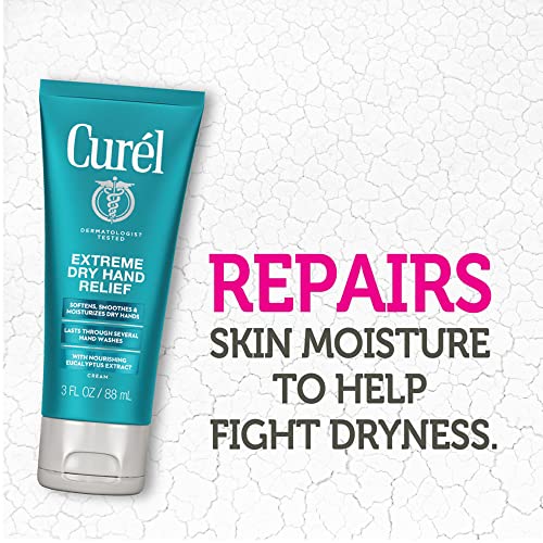 Curl Extreme Dry Hand Cream, Travel Size Lotion for Dryness Relief, Easily Absorbed Hand Cream for Long-Lasting Relief after Washing Hands, with Eucalyptus Extract, 3 Fl Oz (Pack of 3) - Image 9
