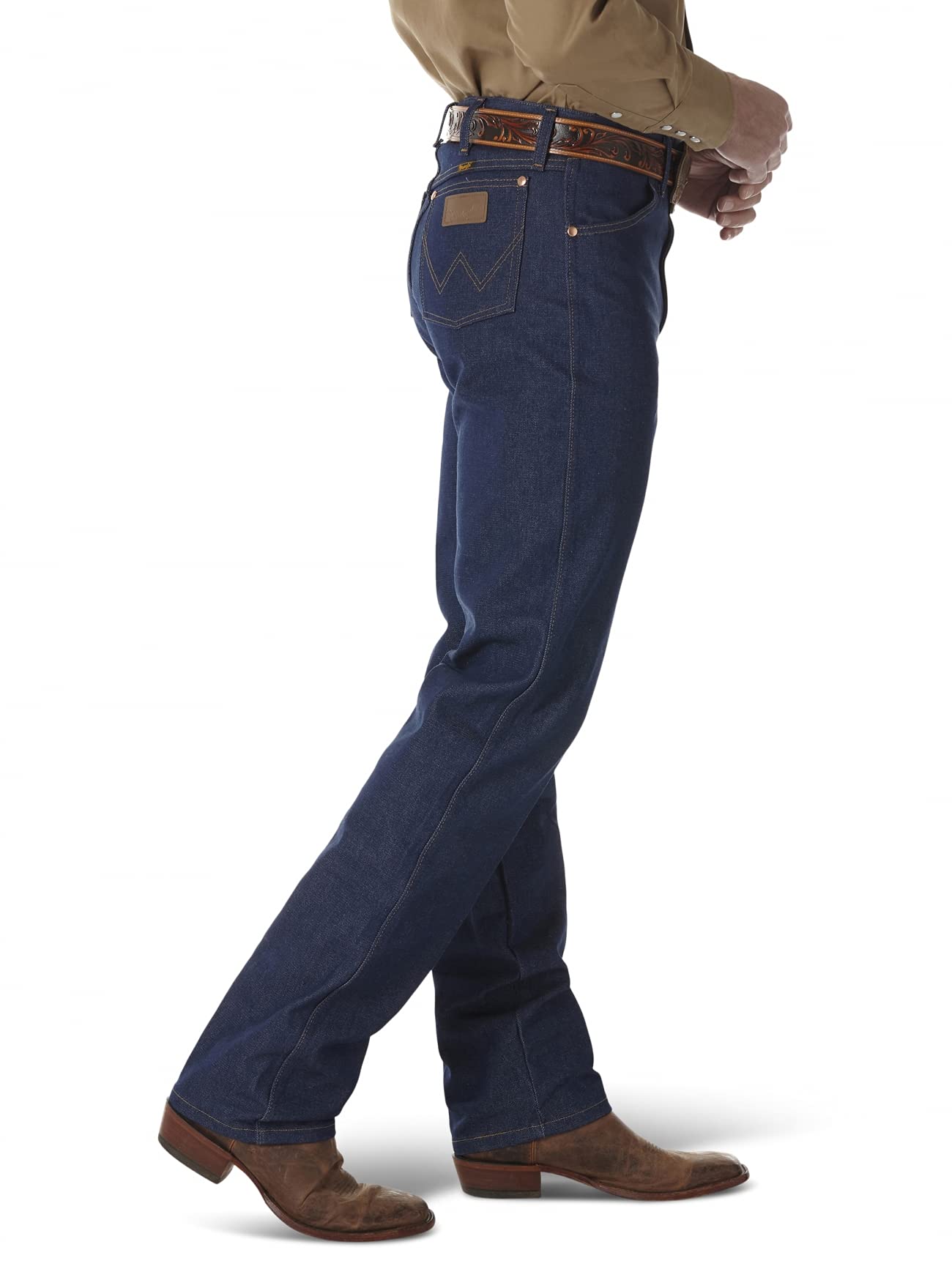 Wrangler Men's 13MWZ Cowboy Cut Original Fit Jean, Rigid Indigo, 36W x 32L - Image 5